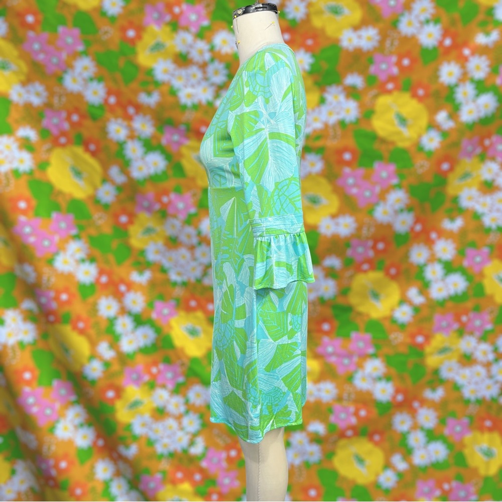 Lilly Pulitzer Twyla Jersey Limeade Love Me or Leaf Me Dress size medium - Picture 8 of 8